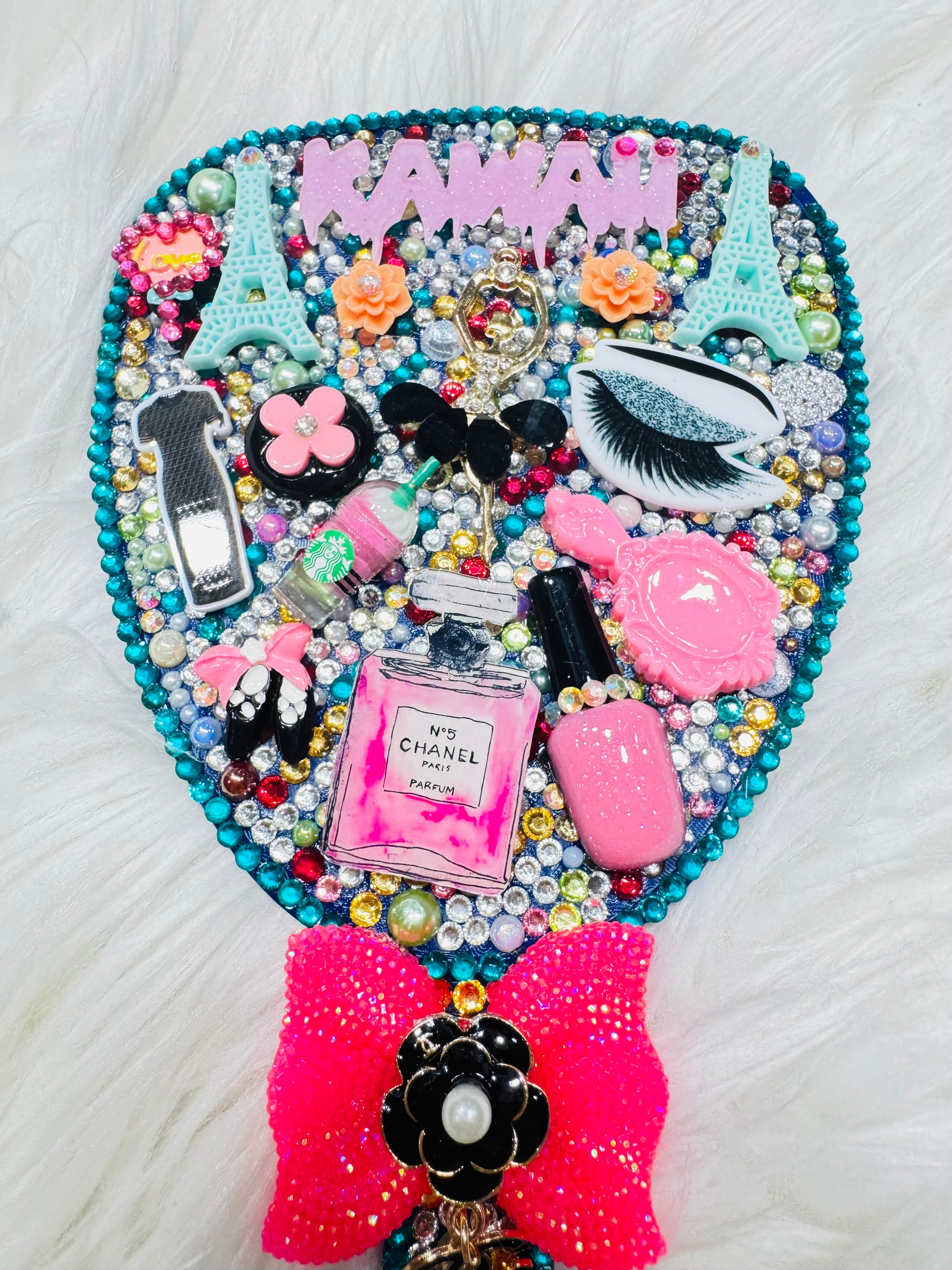 Branded hand mirror