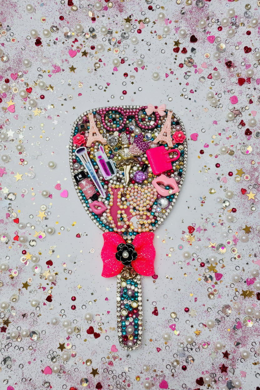 Mermaid hand mirror