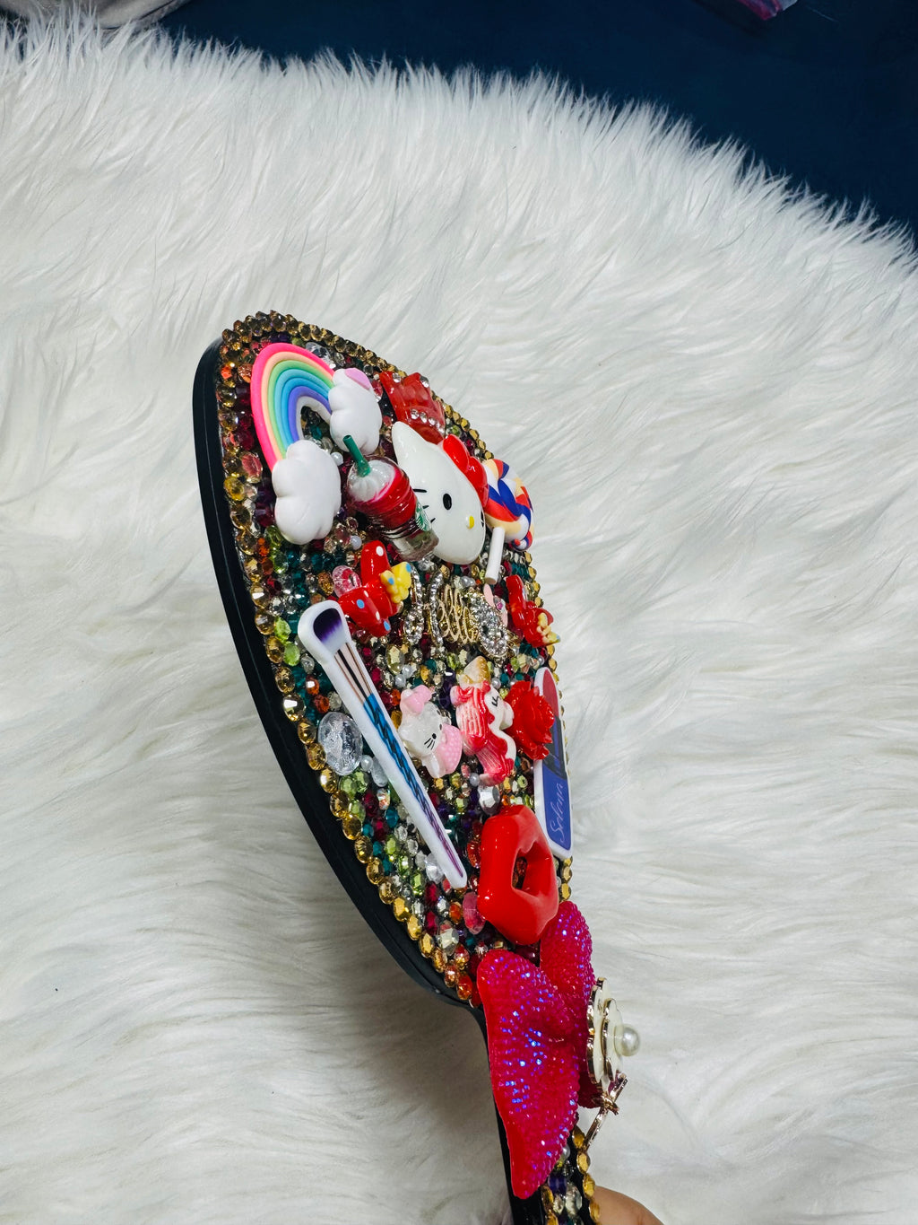Hello kitty hand mirror