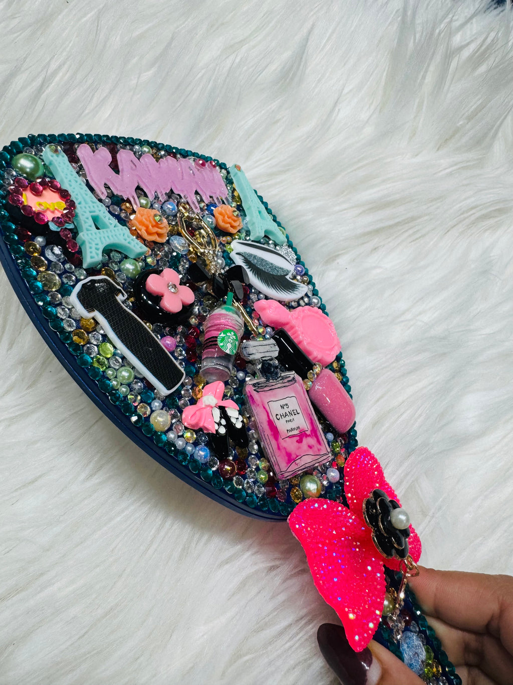 Branded hand mirror